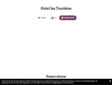 Tablet Screenshot of hoteltouristes-verbier.ch